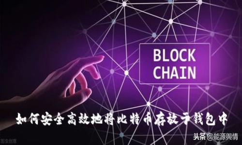 如何安全高效地将比特币存放于钱包中