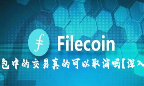TPWallet打包中的交易真的可以取消吗？深入探讨与解析