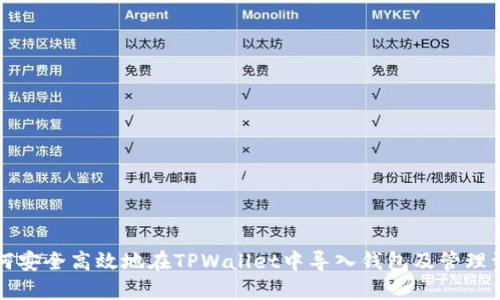 如何安全高效地在TPWallet中导入钱包及管理资产